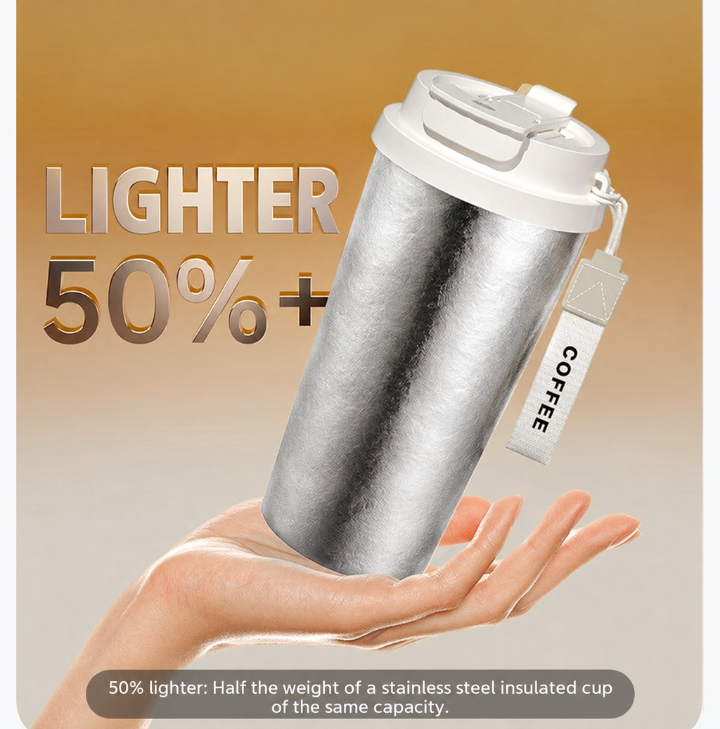 Titanium coffee tumbler weight comparison