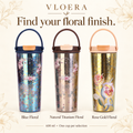 VLOERA 600ml Titanium Tumbler with Handle & Sip-or-Straw Lid - available finishes